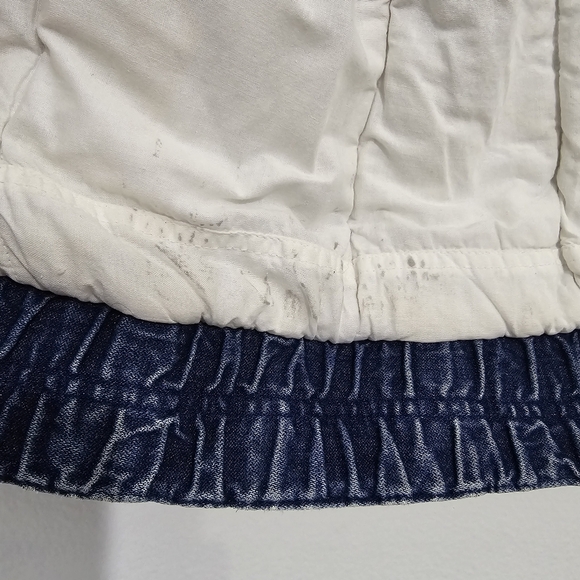 Hot Spices Vintage Denim & Plaid Western Fringe Jacket - Picture 10 of 10